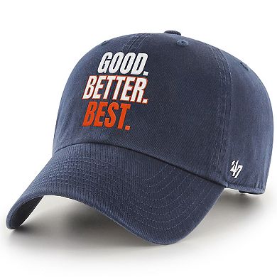 Men's '47 Navy Chicago Bears Good. Better. Best. Clean Up Adjustable Hat