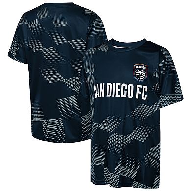 Youth Outerstuff Navy San Diego FC Sheer Thrill T-Shirt
