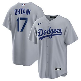 Men's Nike Shohei Ohtani Gray Los Angeles Dodgers Road Replica Jersey