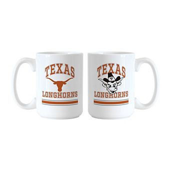 Logo Brands Texas Longhorns 15oz. Current & Throwback Mug Set