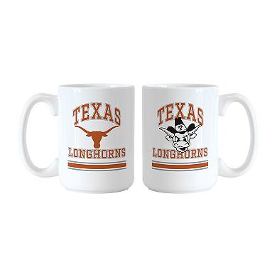 Logo Brands Texas Longhorns 15oz. Current & Throwback Mug Set