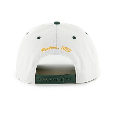 Men's '47 White Green Bay Packers Soar Relaxed Hitch Adjustable Hat