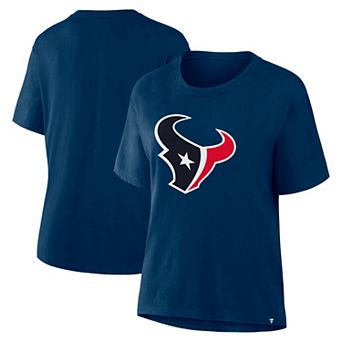 Women's Fanatics Navy Houston Texans Essential Legacy T-Shirt