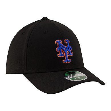 Men's New Era Black New York Mets Alternate Player Replica 39THIRTY M-Crown Flex Hat