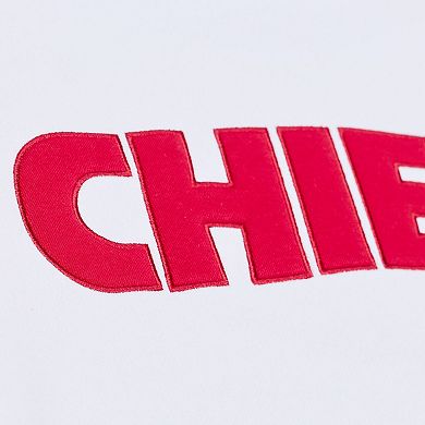 Men's Mitchell & Ness White Kansas City Chiefs Arctic Fleece Sweatshirt