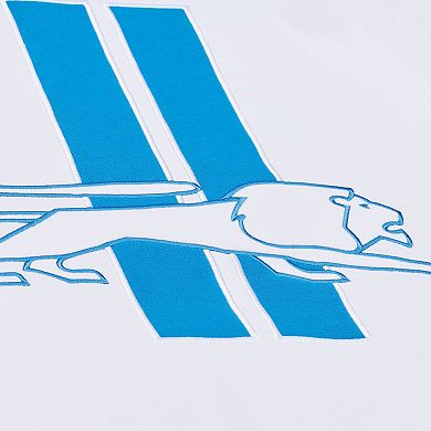 Men's Mitchell & Ness White Detroit Lions Arctic Fleece Sweatshirt