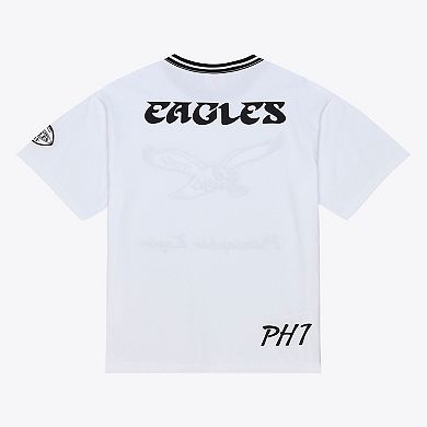 Men's Mitchell & Ness White Philadelphia Eagles Arctic T-Shirt