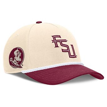 Unisex Nike Natural Florida State Seminoles 2026 Primetime Natural 5-Panel Rope 2-Tone Rise Hat