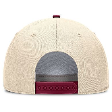 Unisex Nike Natural Florida State Seminoles 2026 Primetime Natural 5-Panel Rope 2-Tone Rise Hat