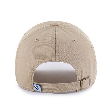 Men's '47 Khaki Utah Mammoth Logo Clean Up Adjustable Hat