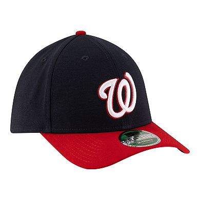 Men's New Era Black Washington Nationals Player Replica 39THIRTY M-Crown Flex Hat