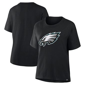 Women's Fanatics Black Philadelphia Eagles Essential Legacy T-Shirt