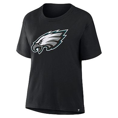 Women's Fanatics Black Philadelphia Eagles Essential Legacy T-Shirt
