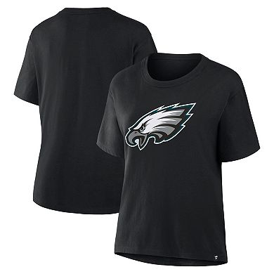 Women's Fanatics Black Philadelphia Eagles Essential Legacy T-Shirt