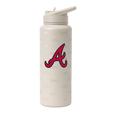 Logo Brands Atlanta Braves 34oz. Sand Ghost Quencher Bottle