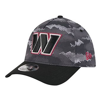 Men's New Era Black Washington Commanders Camo A-Frame 39THIRTY Flex Hat