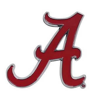 Logo Brands Alabama Crimson Tide Embossed Color Auto Emblem
