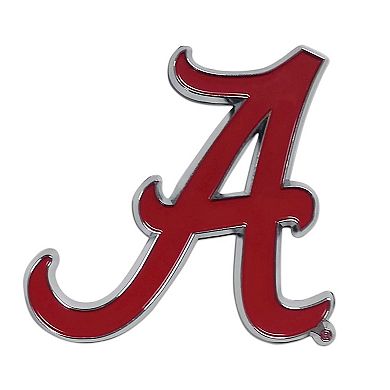 Logo Brands Alabama Crimson Tide Embossed Color Auto Emblem
