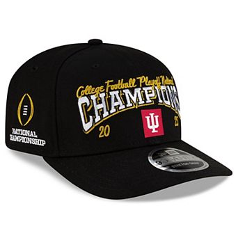 Men's New Era Crimson Indiana Hoosiers College Football Playoff 2025 National Champions 9SEVENTY Stretch-Snap Hat