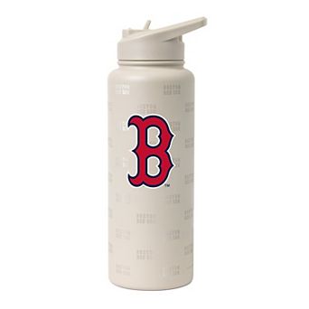 Logo Brands Boston Red Sox 34oz. Sand Ghost Quencher Bottle