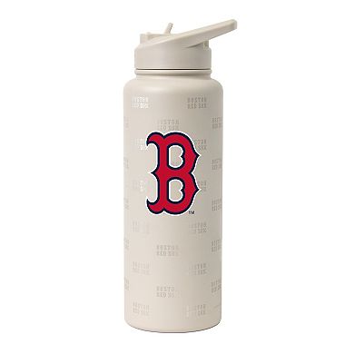 Logo Brands Boston Red Sox 34oz. Sand Ghost Quencher Bottle