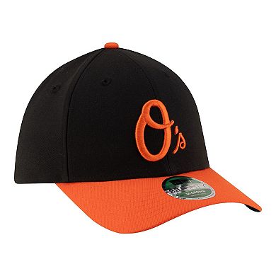 Men's New Era Black Baltimore Orioles Alternate Player Replica 39THIRTY M-Crown Flex Hat
