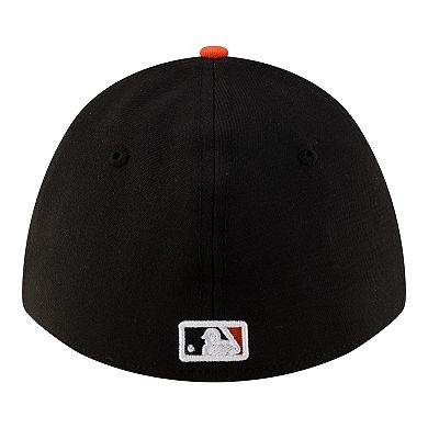 Men's New Era Black Baltimore Orioles Alternate Player Replica 39THIRTY M-Crown Flex Hat