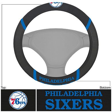 Logo Brands Philadelphia 76ers Steering Wheel Cover
