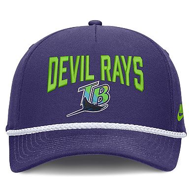 Men's Nike Purple Tampa Bay Rays Cooperstown Rise Adjustable Hat