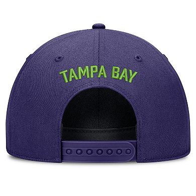 Men's Nike Purple Tampa Bay Rays Cooperstown Rise Adjustable Hat