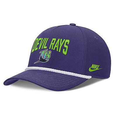 Men's Nike Purple Tampa Bay Rays Cooperstown Rise Adjustable Hat