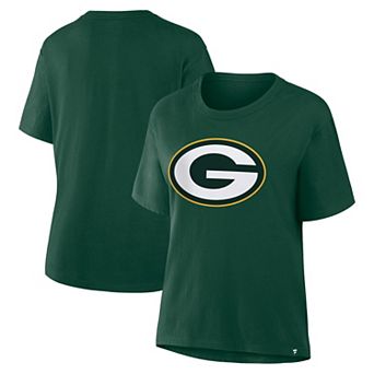 Women's Fanatics Green Green Bay Packers Essential Legacy T-Shirt