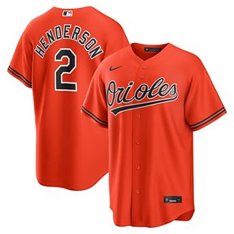 Men's Nike Gunnar Henderson Orange Baltimore Orioles Alternate 2 Replica Jersey