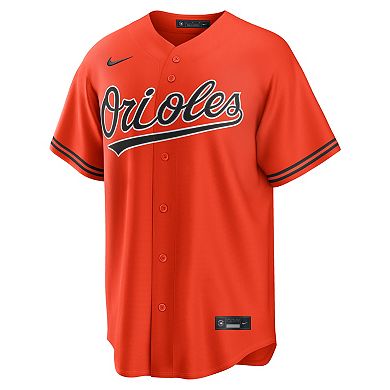 Men's Nike Gunnar Henderson Orange Baltimore Orioles Alternate 2 Replica Jersey