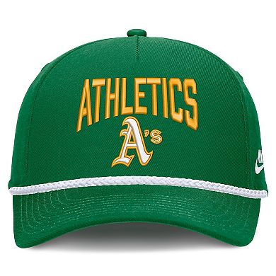 Men's Nike Green Oakland Athletics Cooperstown Rise Adjustable Hat