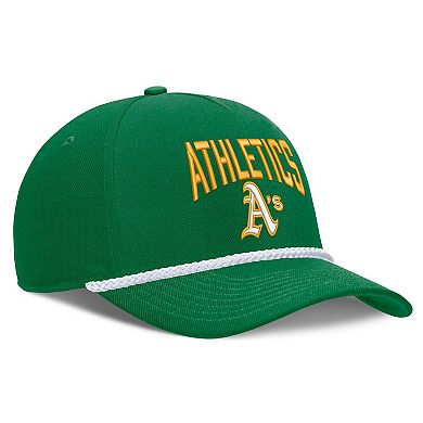 Men's Nike Green Oakland Athletics Cooperstown Rise Adjustable Hat