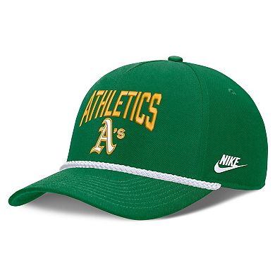 Men's Nike Green Oakland Athletics Cooperstown Rise Adjustable Hat