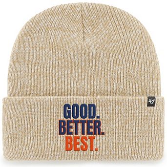 Men's '47 Khaki Chicago Bears Good. Better. Best. Cuffed Knit Hat