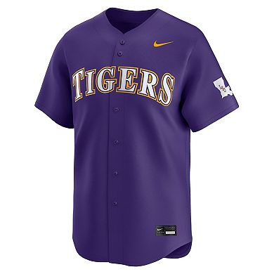 Men's Nike Purple LSU Tigers Alternate Limited Baseball Jersey