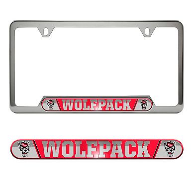 Logo Brands NC State Wolfpack Embossed License Plate Frame