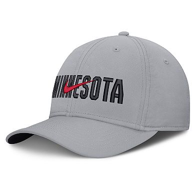 Men's Nike Gray Minnesota Twins Primetime Dri-FIT Rise Bozz Flex Hat