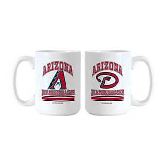 Logo Brands Arizona Diamondbacks 15oz. Current & Throwback Mug Set