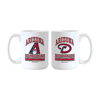 Logo Brands Arizona Diamondbacks 15oz. Current & Throwback Mug Set
