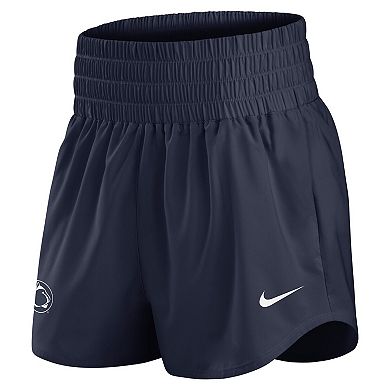 Women's Nike Navy Penn State Nittany Lions Performance One Dri-FIT High-Rise Shorts