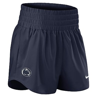 Women's Nike Navy Penn State Nittany Lions Performance One Dri-FIT High-Rise Shorts