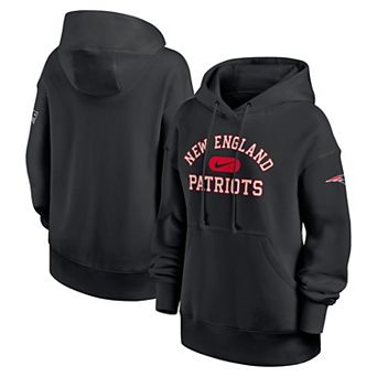 Women's Nike Black New England Patriots Oversized Legacy Phoenix Hoodie