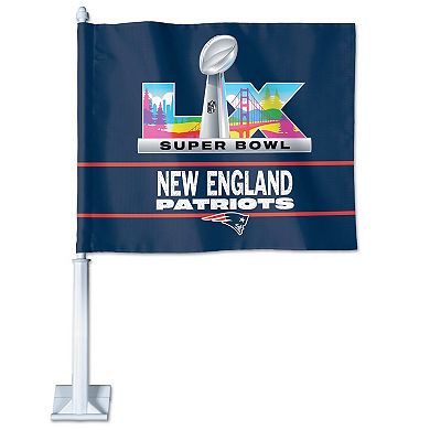 WinCraft New England Patriots 2025 AFC Champions Double-Sided Car Flag