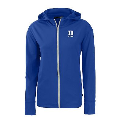 Women's Cutter & Buck Royal Duke Blue Devils Daybreak Eco Recycled Full-Zip Hoodie