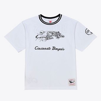 Men's Mitchell & Ness White Cincinnati Bengals Arctic T-Shirt