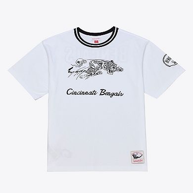 Men's Mitchell & Ness White Cincinnati Bengals Arctic T-Shirt